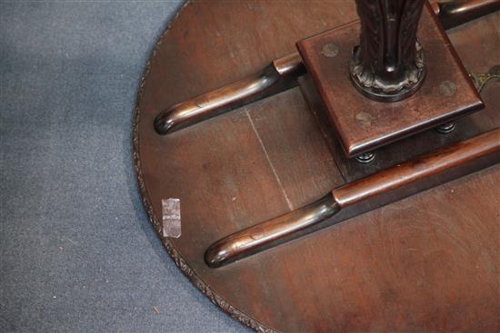 A fine Chippendale period mahogany tea table, W.1ft 11in. H.2ft 6in.